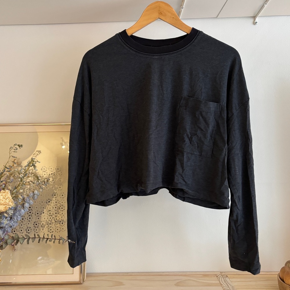 Lulu lemon Long Sleeve Cropped Top